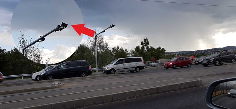 Tele lett kamerával az Árpád híd környéke