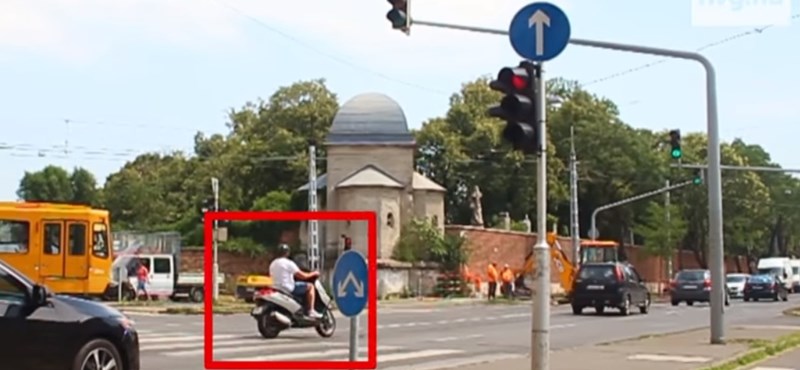 Ezt a piros lámpát szinte minden autós benézi Budapesten – videó