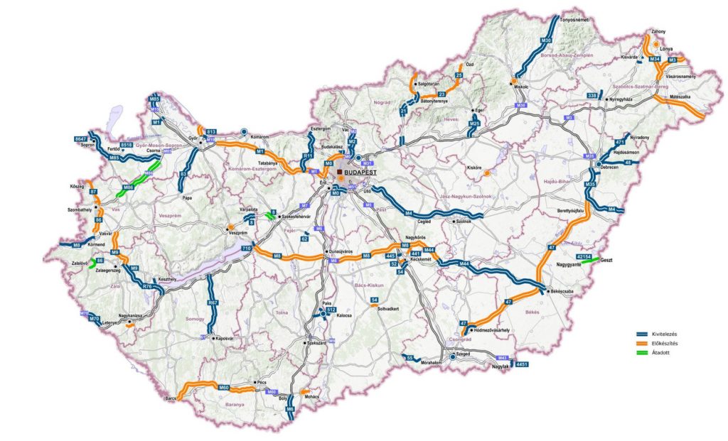 Az M100-as válthatja ki az M0-s nyugati részét