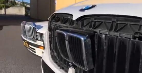 Így néz ki, ha felcserélik az E30-as BMW és egy X7 hűtőmaszkját