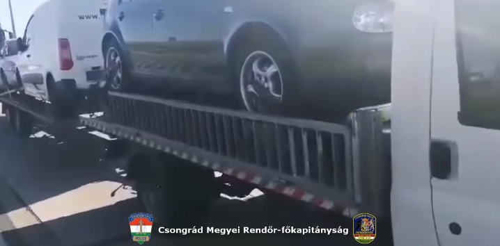 Videó – Pihenőben kapcsolták le  – Több, mint 2 tonna túlsúllyal közlekedett a bolgár tréleres