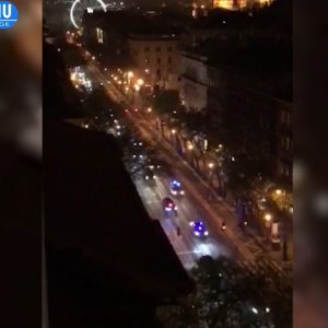 VIDEÓ: Elképesztő konvojjal indult haza Erdogan
