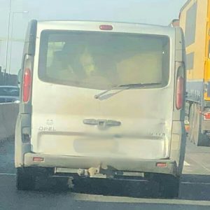 Fotók – Normális az ilyen? – lovat szallítottak a kisteher hatuljában