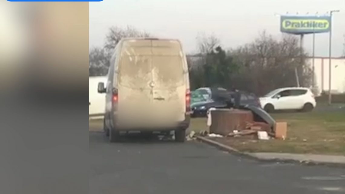 Videón, ahogy a parkolóban megszabadulnak a “világ összes” hulladékától Videón, ahogy a parkolóban megszabadulnak a “világ összes” hulladékától