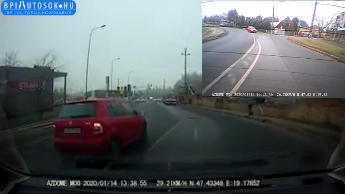 VIDEÓ: Mutatjuk az év legértelmetlenebb előzését, a 18. kerületben VIDEÓ: Mutatjuk az év legértelmetlenebb előzését, a 18. kerületben