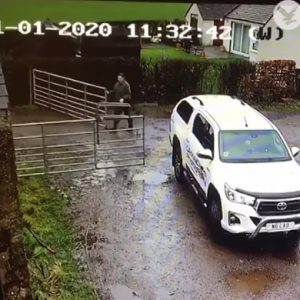 VIDEÓ: Igencsak meggyűlt a baja a kertkapuval egy autósnak – Az eredmény egy elég vicces felvétel