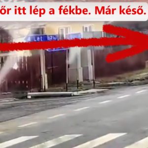 VIDEÓ: Ez a gyalogos sokat tett érte, hogy megsérüljön