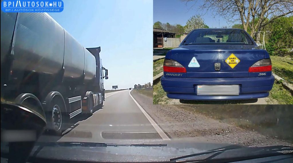 Videón az őrült magyar kamionos, aki letolta, aztán leszorította olvasónkat a 62-es úton