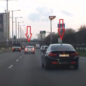 Videó: Úgy gondolta két autós, az M3 bevezető szakasza pont jó egy kis versenyzésre