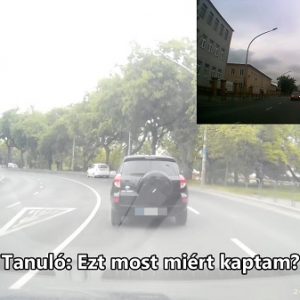 VIDEÓ: Oktatónak gondolta magát – Tanulóvezető előtt büntetőzött