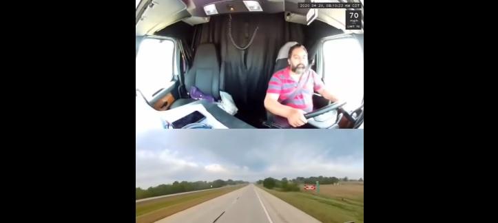VIDEÓ: Egy pillanatra ragadtak le az álmos sofőr szemei, komoly baj lett belőle