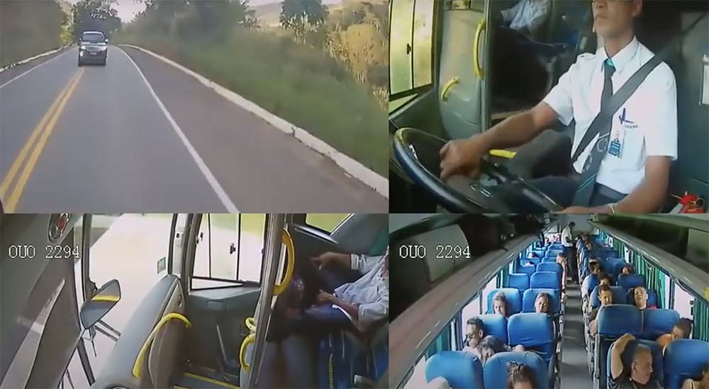 VIDEÓ: Rezzenéstelen arccal mentette meg sok-sok ember életét a hős buszsofőr