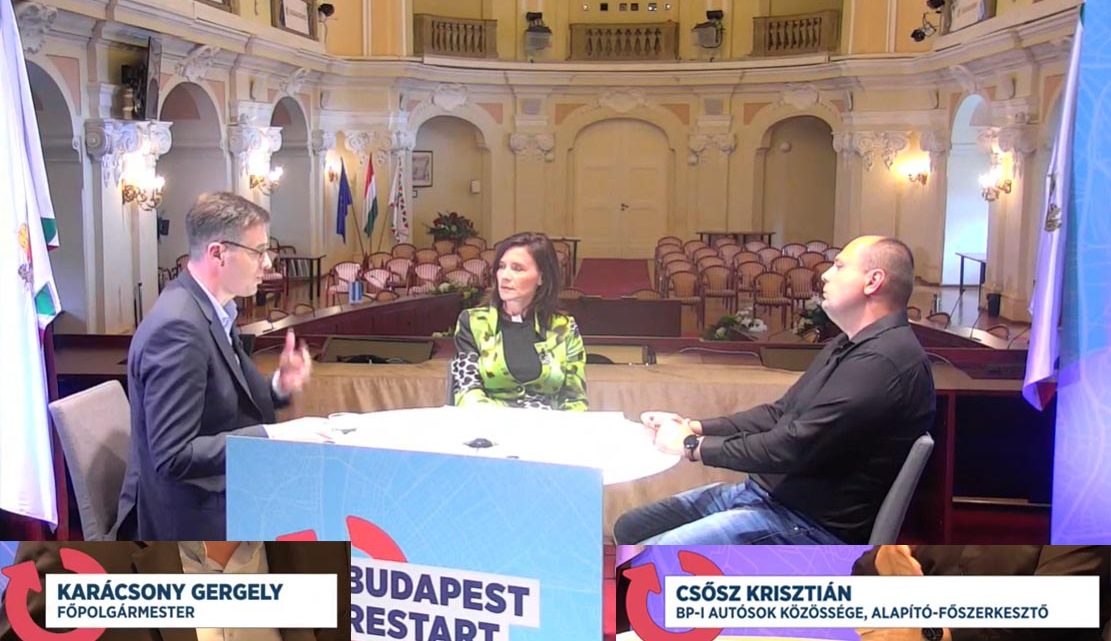 Karácsony Gergellyel beszélgettünk a Budapest Restart című élő műsorban Karácsony Gergellyel beszélgettünk a Budapest Restart című élő műsorban