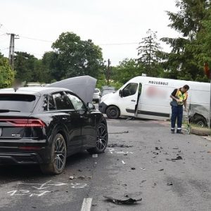 FOTÓK: A ZTE cáfolja, hogy játékosuk gyorsan hajtott, mikor ma balesetezett Sorokpolányban