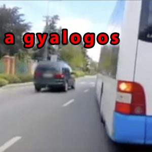 VIDEÓ: Nem sokon múlt a tragédia egy sárvári gyalogátkelőn