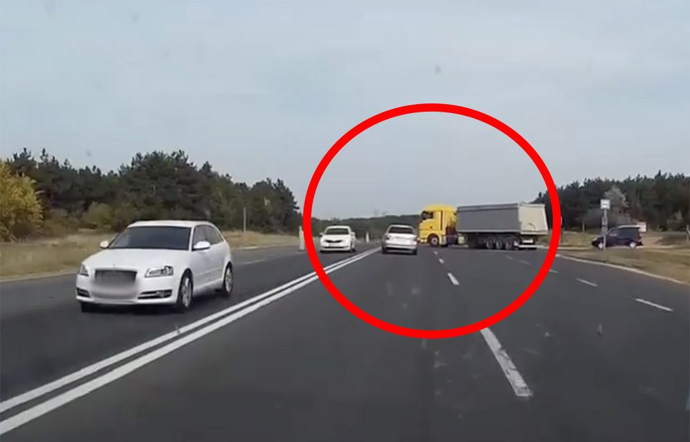 VIDEÓ: Ez nem Oroszország, csak a 8-as főút VIDEÓ: Ez nem Oroszország, csak a 8-as főút