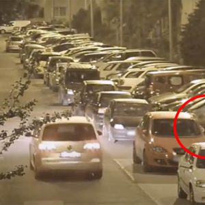 VIDEÓ: Így érték tetten a férfit, aki autókból próbált lopni a 15. kerületben