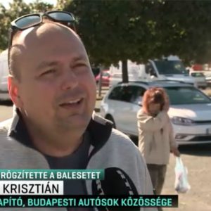 RTL Klub: Luxusautókat videózott az út szélén, elütötték