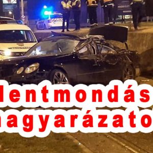 Kihallgatták a felüljáróról lezuhant autó utasait. Ketten kétféle sztorit adnak elő