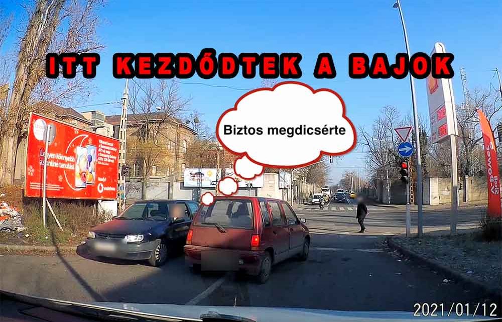 VIDEÓ: Még a sofőr is belezavarodott, annyi szabályt szegett meg a Vágány utcai kereszteződésben VIDEÓ: Még a sofőr is belezavarodott, annyi szabályt szegett meg a Vágány utcai kereszteződésben