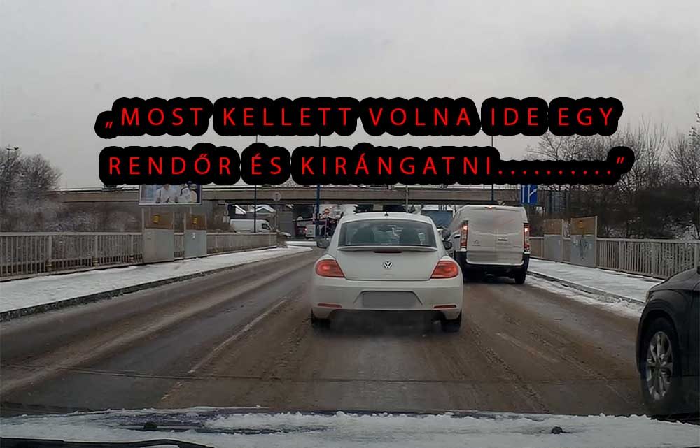 VIDEÓ: Őt ezek az útviszonyok sem tartották vissza semmitől VIDEÓ: Őt ezek az útviszonyok sem tartották vissza semmitől