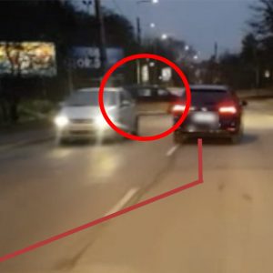 VIDEÓ: Erre nem igazán számított a kisbusz sofőrje a Szépvölgyi úton