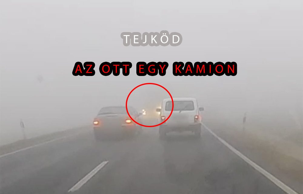 Döbbenetes felvétel: Tejködben előzött a Fiat sofőrje, szemből megjelent a kamion Döbbenetes felvétel: Tejködben előzött a Fiat sofőrje, szemből megjelent a kamion