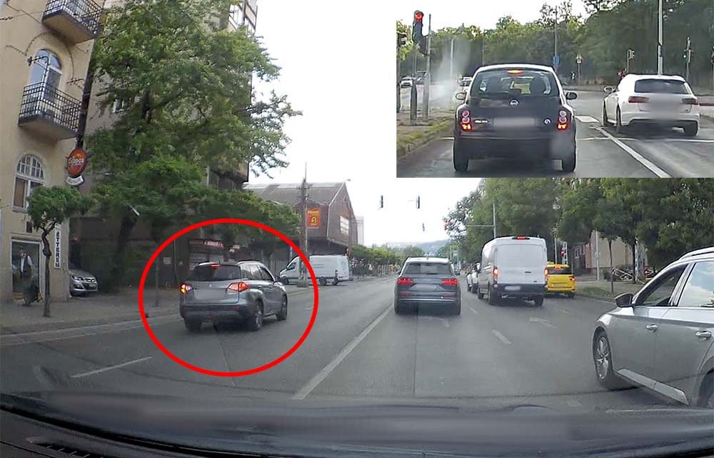 VIDEÓK: Valaki komolyat “japánkodott” egy Suzukival a 13-ban / Vágány helyett vagánynak nézte az utcát az audis VIDEÓK: Valaki komolyat “japánkodott” egy Suzukival a 13-ban / Vágány helyett vagánynak nézte az utcát az audis