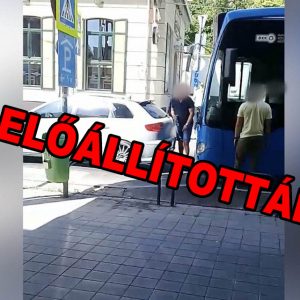 Előállították a buszt megállásra kényszerítő autóst és társát