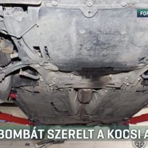 Csőbombát szerelt válófélben lévő felesége új párjának kocsijára