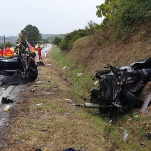 FOTÓK: Három ember vesztette életét a tegnapi balesetben a 65-ös főúton