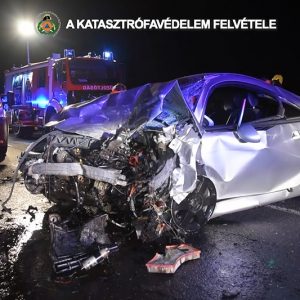 VIDEÓ: Halálos baleset történt éjjel a 6-os főúton