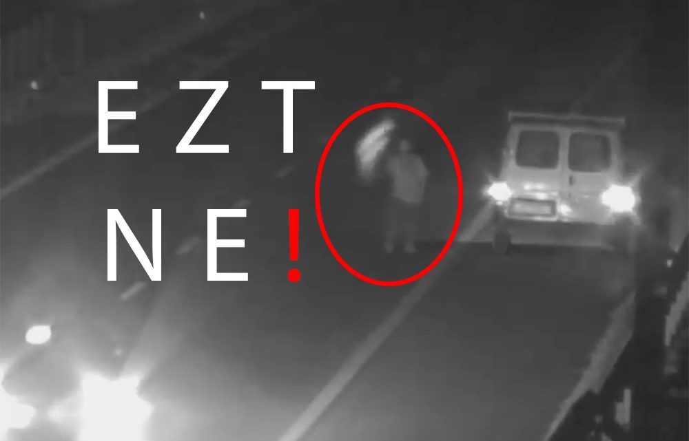 VIDEÓ: Megmutatta az M0-áson, hogy hogyan NE KÉRJ SEGÍTSÉGET, ha lerobbansz VIDEÓ: Megmutatta az M0-áson, hogy hogyan NE KÉRJ SEGÍTSÉGET, ha lerobbansz
