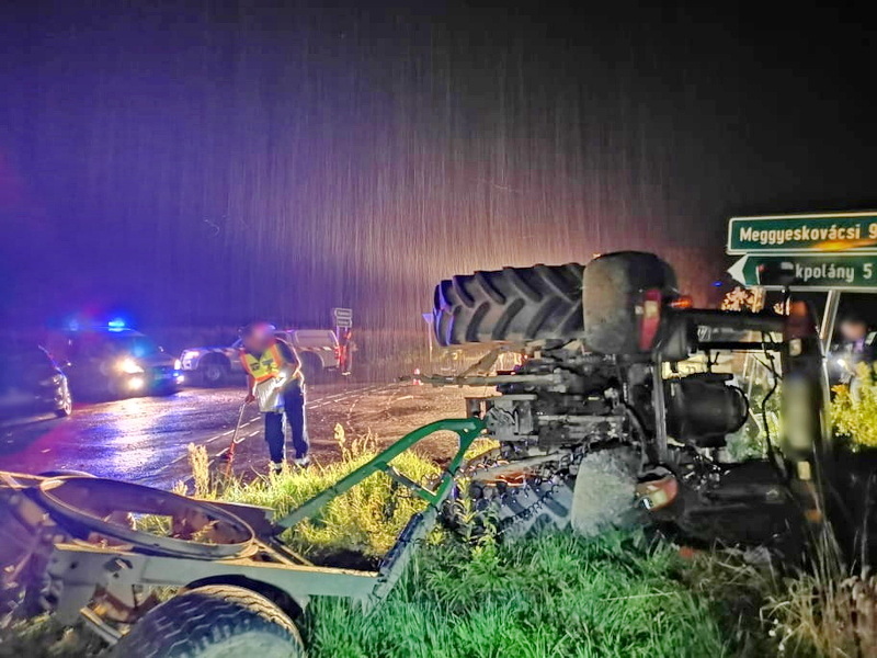 VIDEÓ: Letöltendőt kapott a traktor sofőrje, aki halálos balesetet okozott