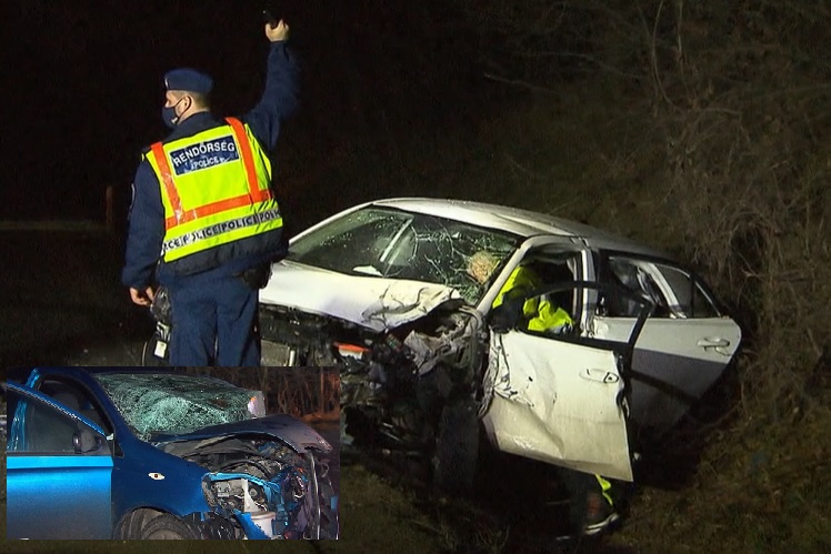 VIDEÓ: Ittas sofőr okozott frontális balesetet szilveszter éjjel