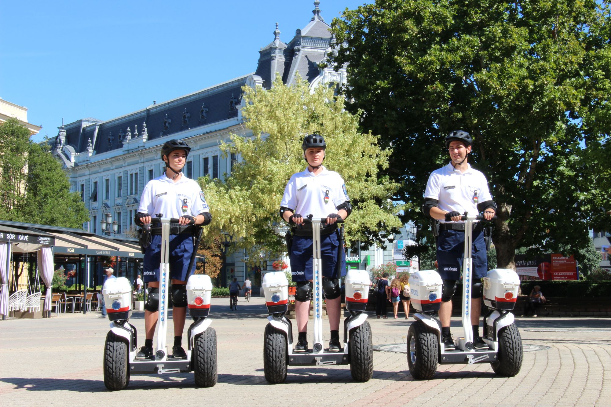 VIDEÓ: Segway-ekkel bővült a Nyíregyházi Rendőrkapitányság járműparkja