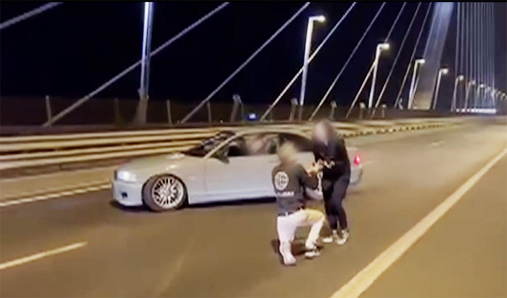 Rendőrségi ügy lett a Megyeri hídi romantikából