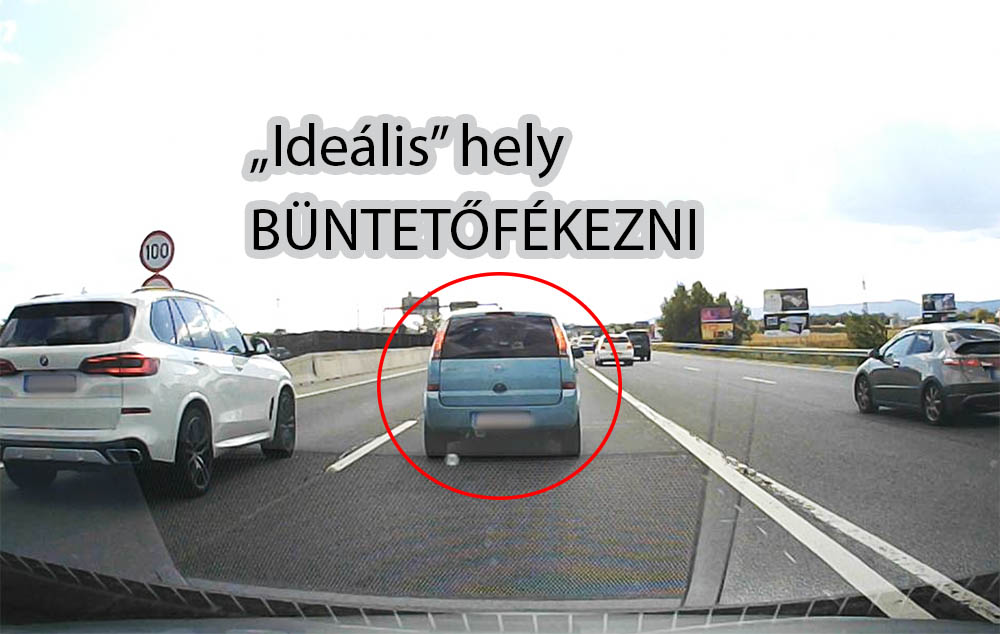 Talán a szélvédőmosás készítette ki idegileg az Opel sofőrjét