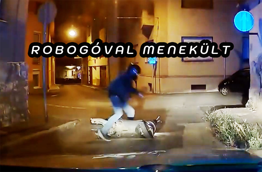 Ittas motorost üldöztek a rendőrök Pécs belvárosában