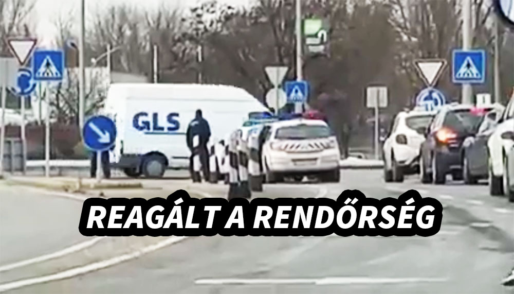 Reagált a rendőrség arra, hogy miért GLS futárral érkezett meg kollégájuk a helyszínre