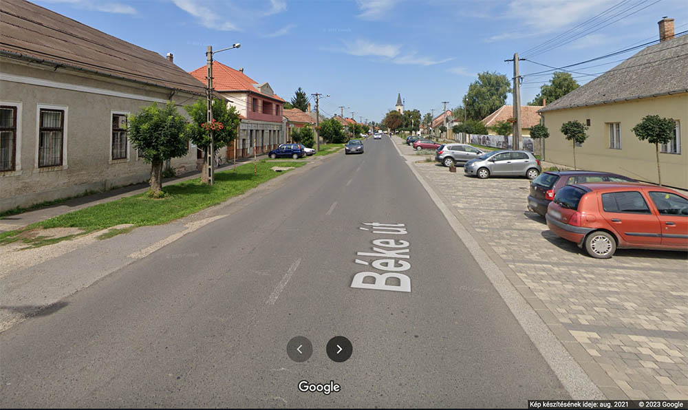 Érdekes képet rögzített a Google Street View autója Borsodban