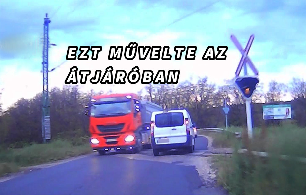 VIDEÓ: “A furgon csikorgó abroncsokkal vágott be elém”