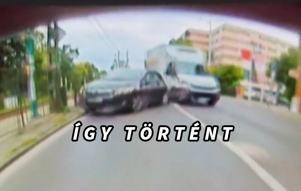 VIDEÓ: Ezért csapódott a HÉV megállóba a Toyota