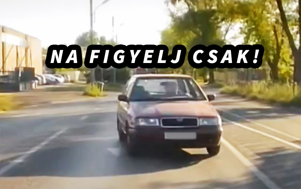 VIDEÓ: Olyan sorozatot tolt a Skoda sofőrje Kőbányán, hogy besírsz. Nem kell ide BMW!