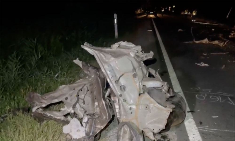 VIDEÓ: A sofőr kizuhant, esélye sem volt a túlélésre