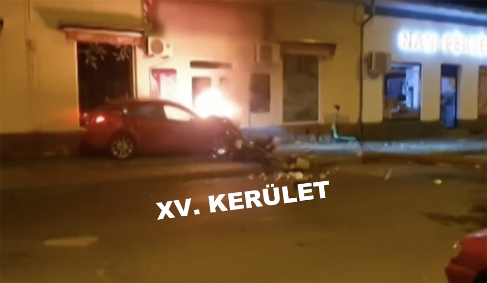 VIDEÓ: A nem kevés pénz és az autó is porrá égett