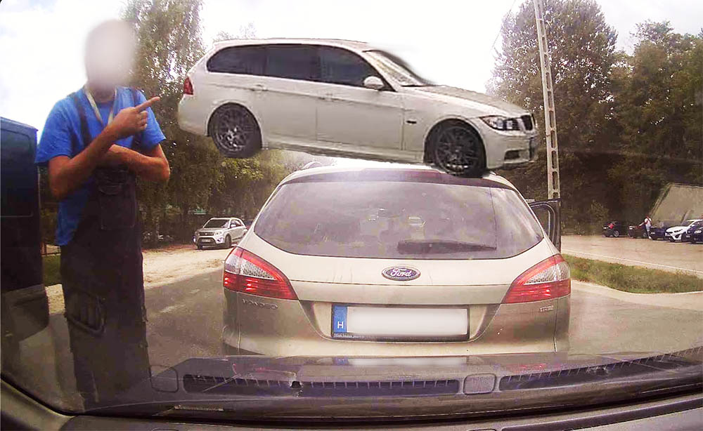 VIDEÓ: A BMW-s kanyarodott, a Ford sofőrje satuzott, a Suzuki pedig belement