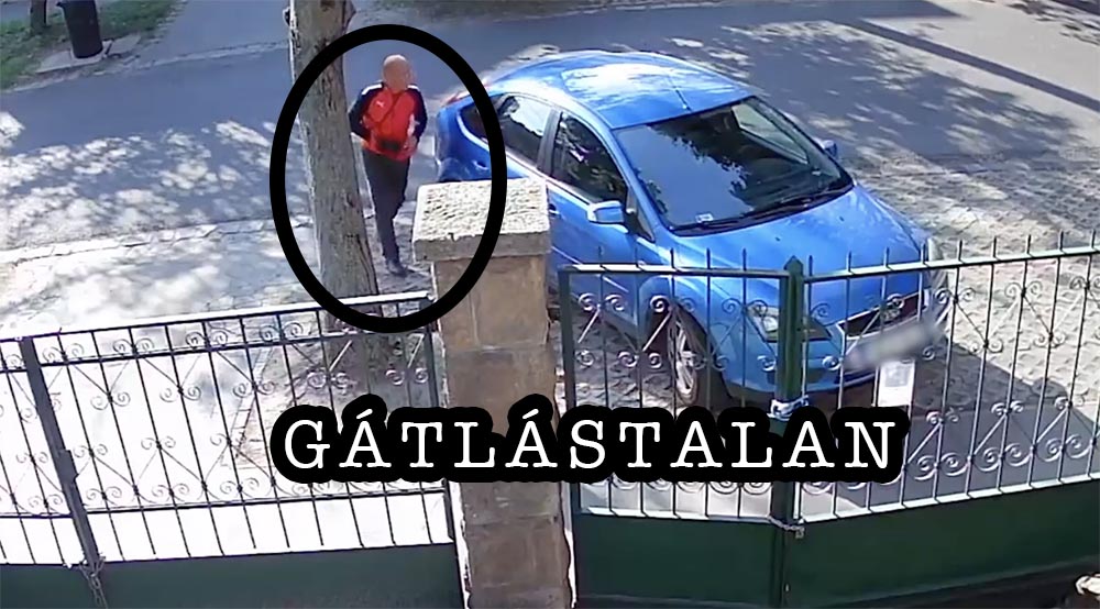 Videón, ahogy fényes nappal feltör egy autót Kőbányán. Keresi a rendőrség