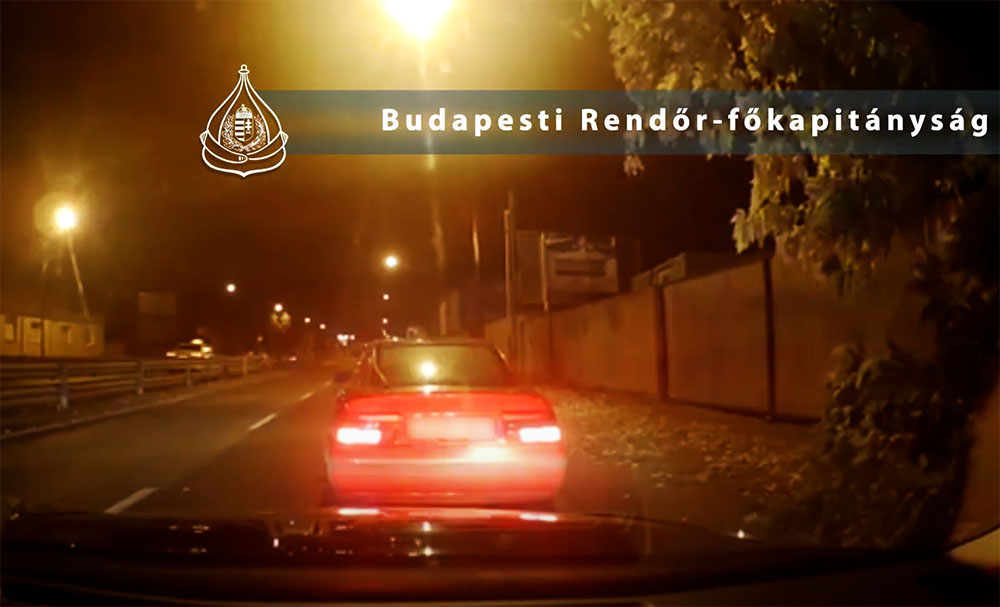 VIDEÓ: 50 helyett 132-vel száguldott Budapesten. Megfogták a zsaruk