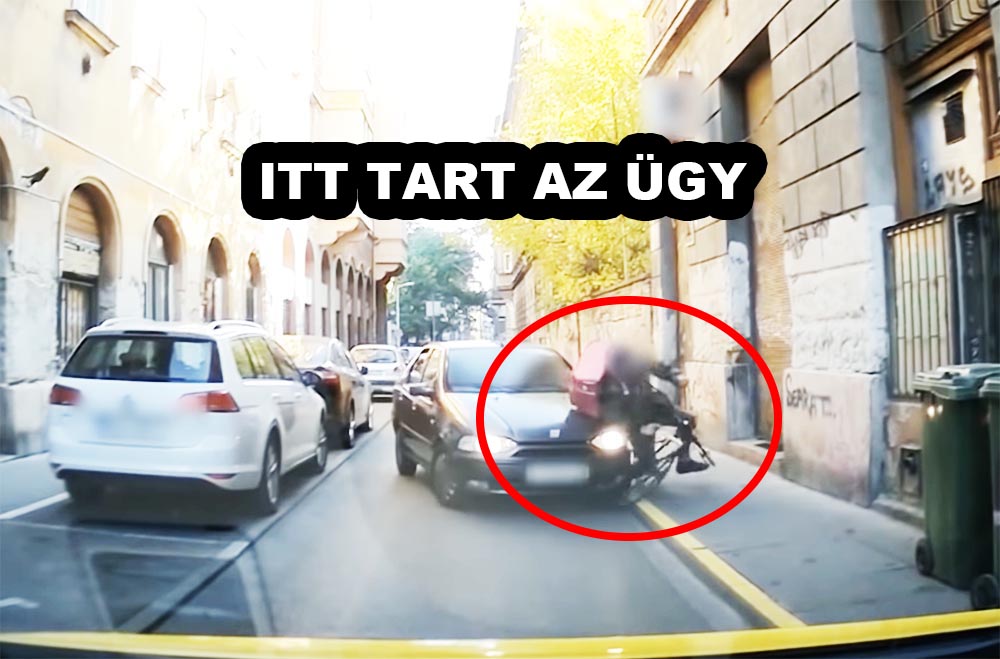 VIDEÓ: Szándékosan, bosszúból gázolhatta el a biciklist. Itt tart az ügy